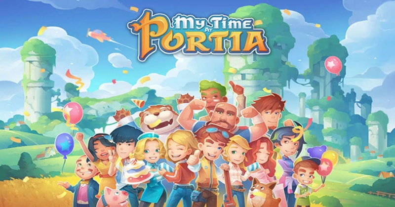 Các nhân vật nhí nhảnh trong game My Time At Portia