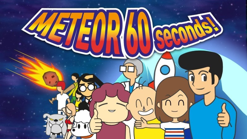 giao diện game mô phỏng cuộc sống Meteor 60 Seconds