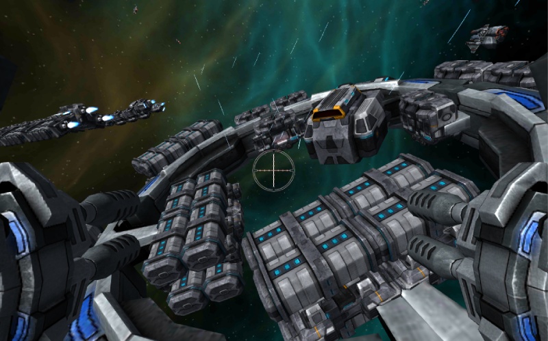 Buồng lái cực chất trong game thực tế ảo VR Galaxy Wars