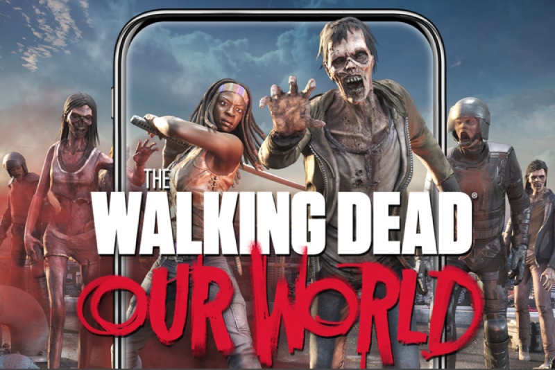 Nhóm nhân vật đối mặt với zombie bằng công nghệ AR trong thành phố