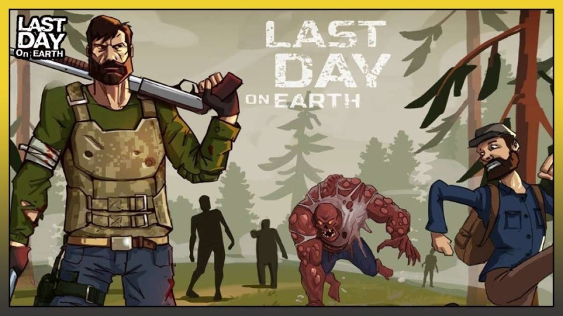Nhân vật sống sót dùng vũ khí chống lại quái vật và zombie