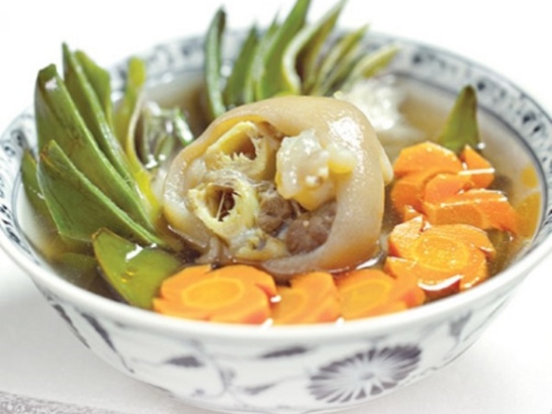 Món giò heo nấu canh Artiso