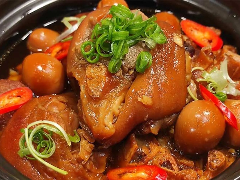 Món giò heo kho tiêu