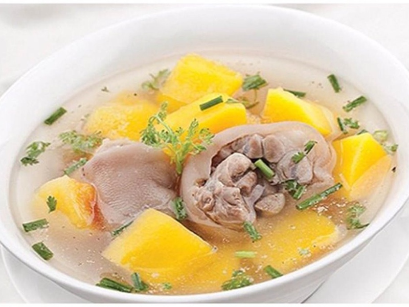Món giò heo đu đủ