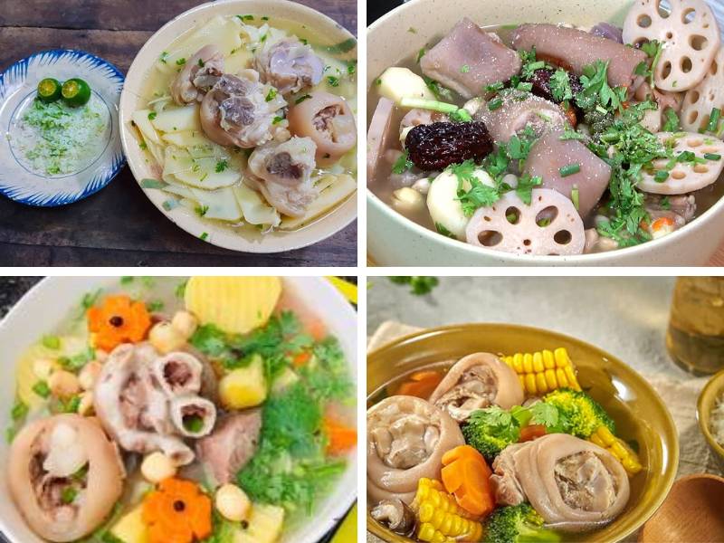 Khám phá 11 cách nấu canh giò heo thơm ngon