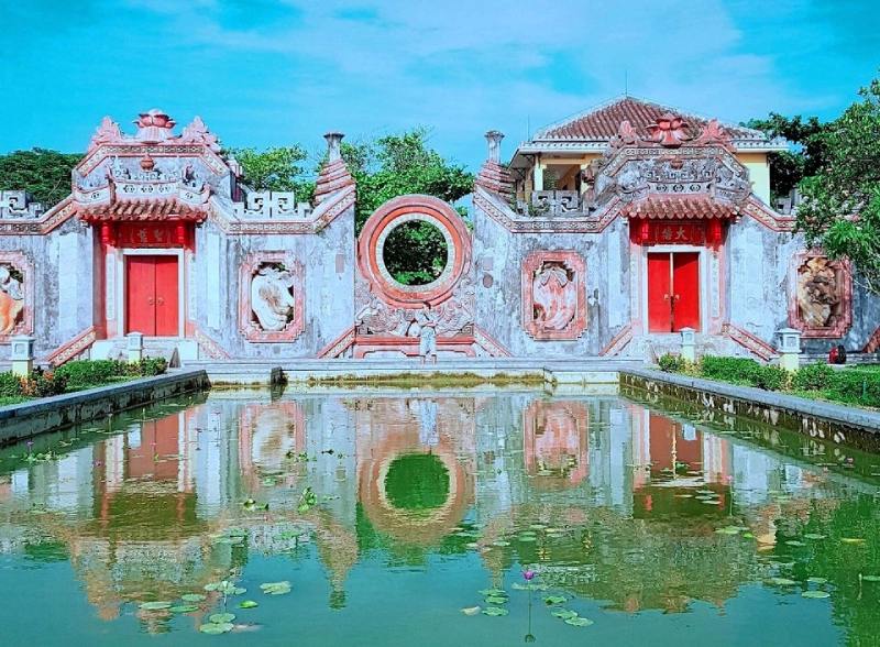 Không gian và kiến trúc cổ kính tại chùa Bà Mụ ở Hội An