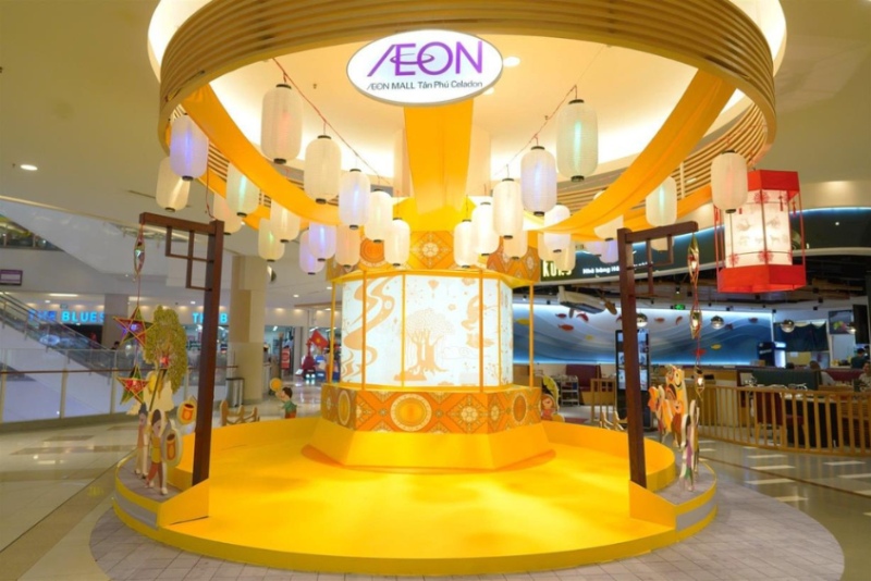 Khu trưng bày Trung Thu tại AEON Mall Tân Phú