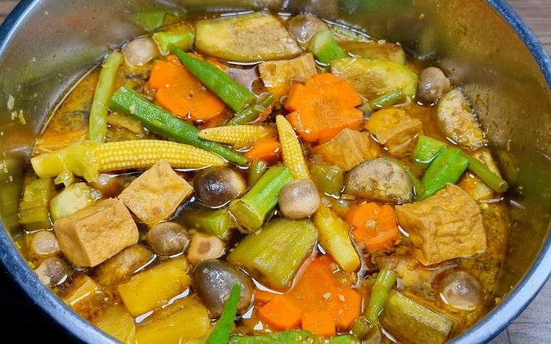 Món rau củ kho chay