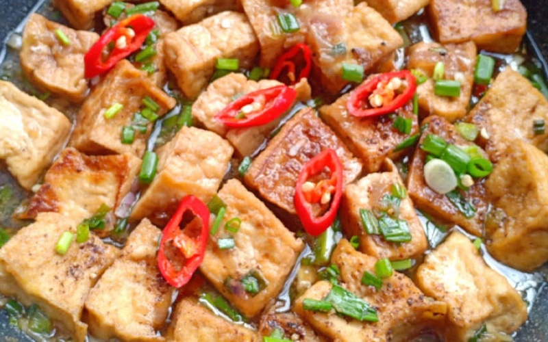 Món đậu hũ kho chay