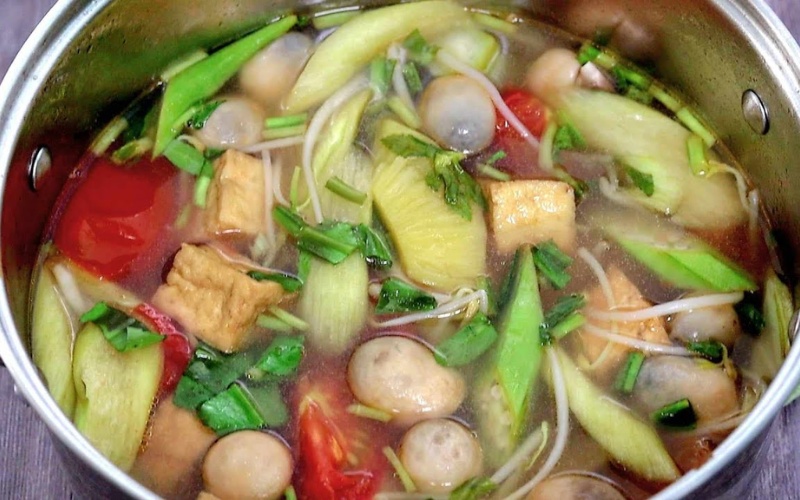Món canh chua chay hương vị miền Tây