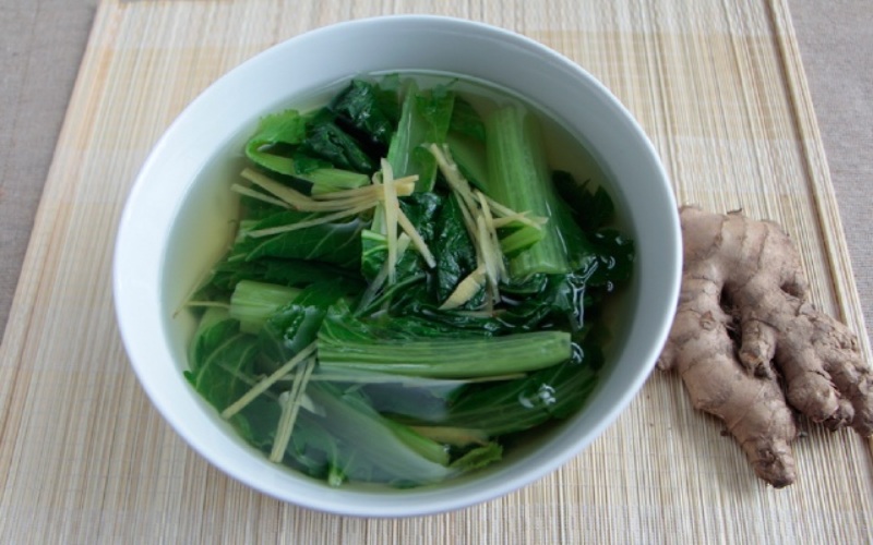 Món canh cải ngọt