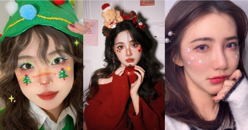 Tổng hợp các mẫu makeup Giáng sinh đẹp