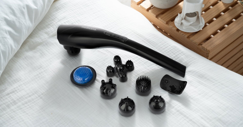 Máy massage cầm tay đa năng kèm đầu thay đổi
