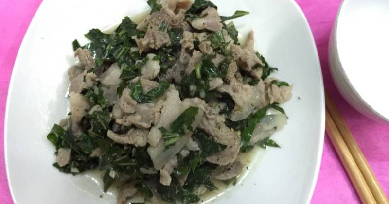 Heo rừng xào lá lốt bổ dưỡng thơm ngon