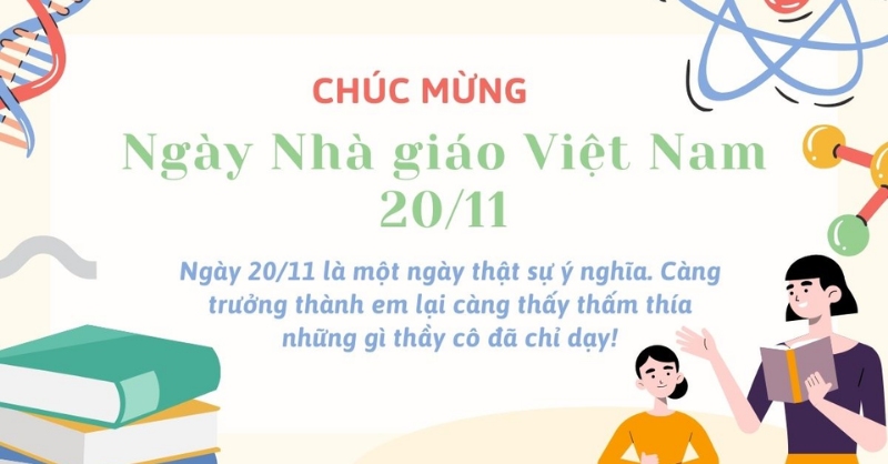 Hình ảnh 20/11 cô giáo cầm sách giảng dạy bên học sinh