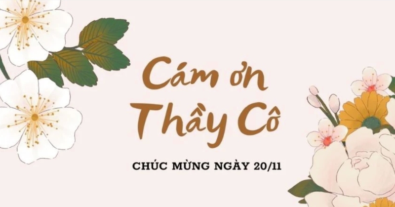 Tổng hợp 95+ Hình ảnh 20/11 ý nghĩa cảm ơn thầy, cô giáo