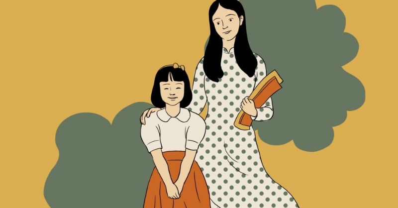 HÌnh ảnh chibi mừng ngày 20/11 cô giáo và học sinh