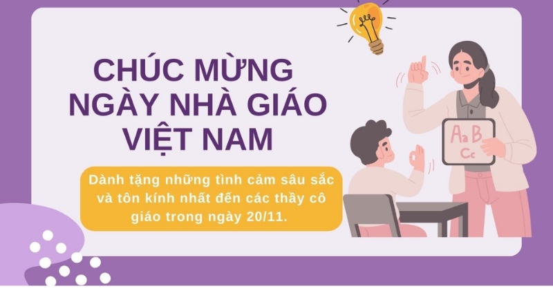 Hình ảnh 20/11 ý nghĩa tri ân thầy cô giáo