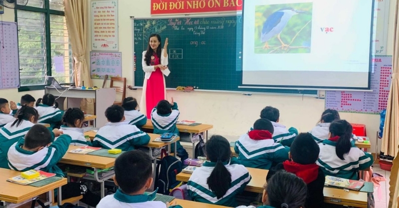 Tiết học trong ngày mừng Nhà giáo Việt Nam 20/11