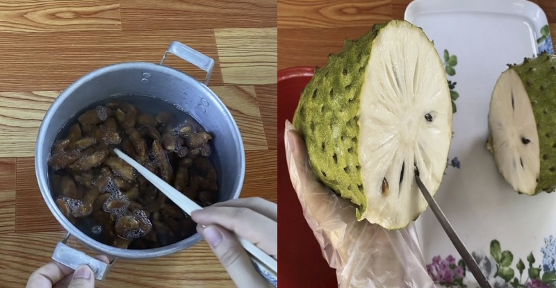 Sơ chế hạt mãng cầu