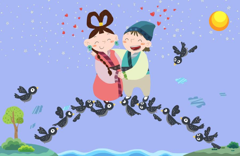Lễ Thất Tịch có nguồn gốc từ câu chuyện tình yêu giữa Ngưu Lang và Chức Nữ
