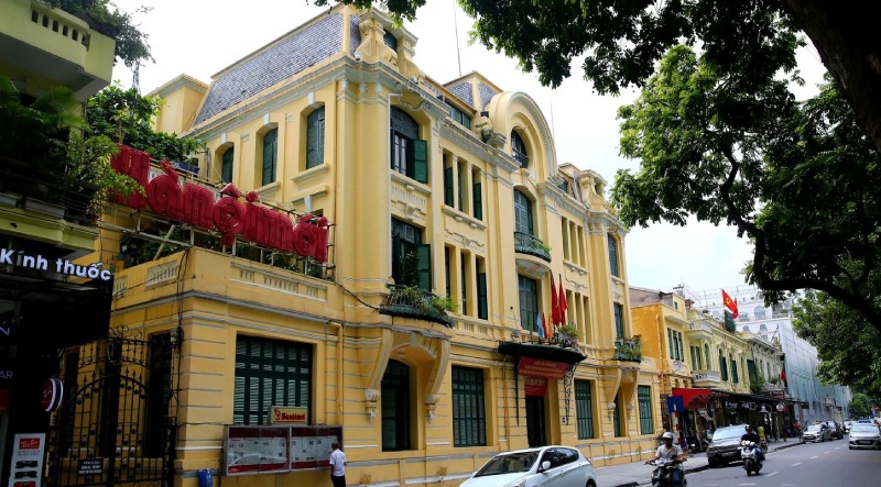 một trong các địa điểm bắn pháo hoa tại Hà Nội
