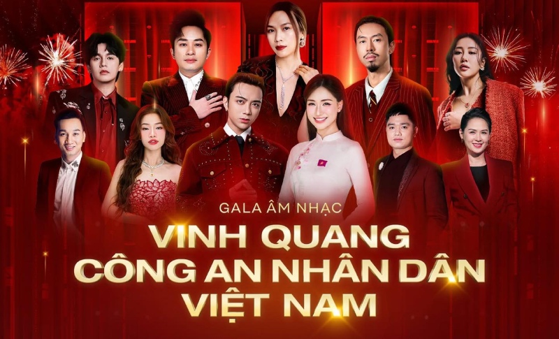 ga la âm nhạc vinh quang công an nhân dân việt nam
