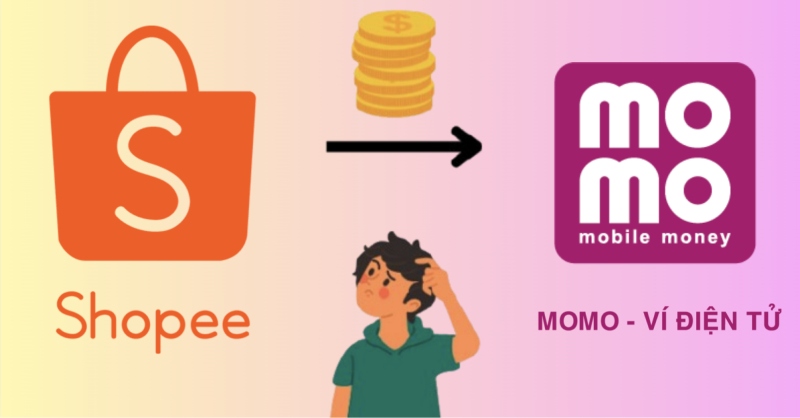 Kết nối ví MoMo với Shopee để thanh toán và nhận ưu đãi mua sắm