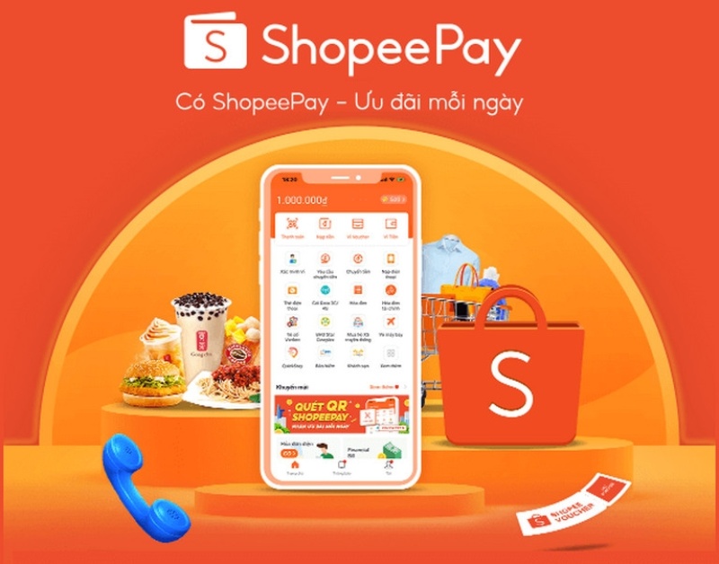 Ứng dụng ShopeePay hỗ trợ thanh toán và ưu đãi cho người mua sắm Shopee