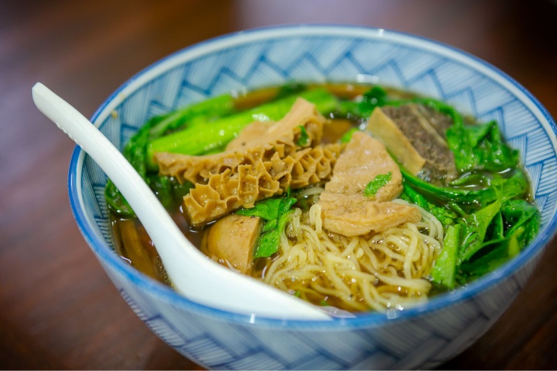 Món mì lòng bò thanh ngon dai mềm