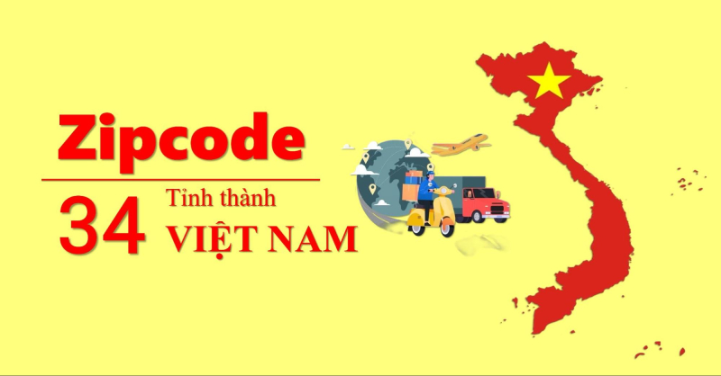 Mã bưu chính của 34 tỉnh thành sau khi sáp nhập