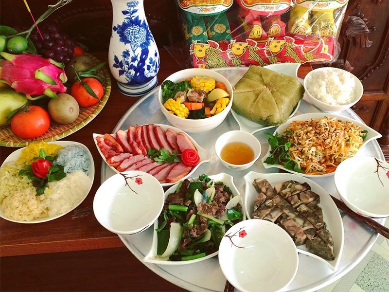 Mâm cỗ cúng 23 tết với 8 món trang trọng