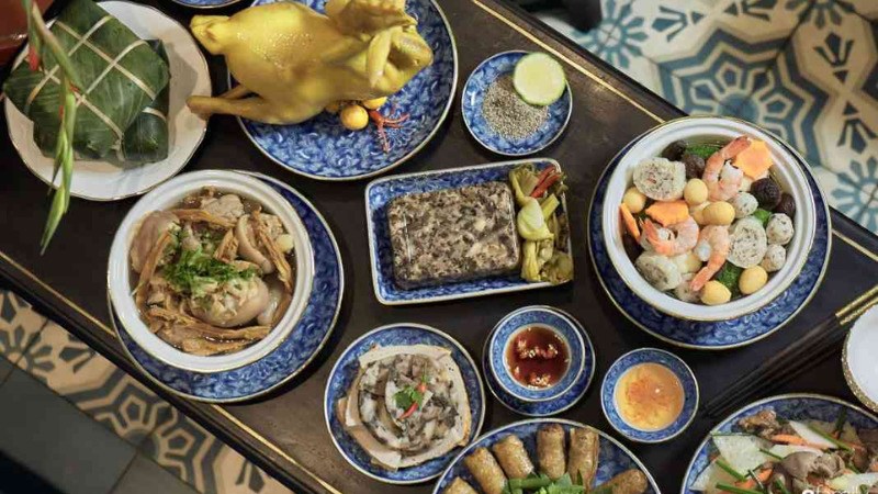 Mâm cỗ cúng 30 Tết miền Bắc