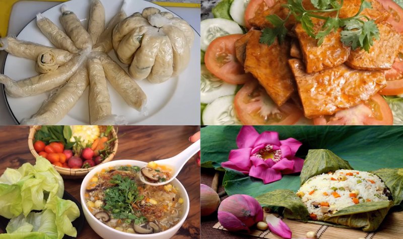 Thực đơn số 4 mâm cỗ chay ngày Tết