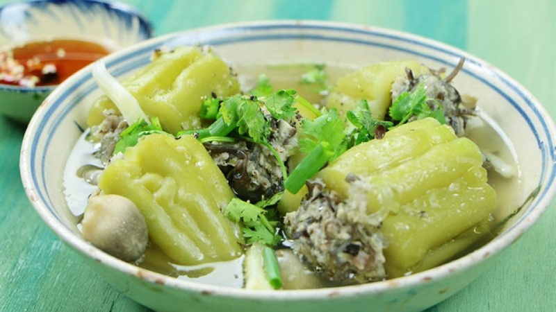 Khổ qua hầm đặc trưng ngày Tết miền Tây