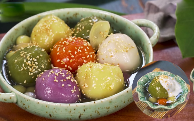 Chè trôi nước nhiều màu