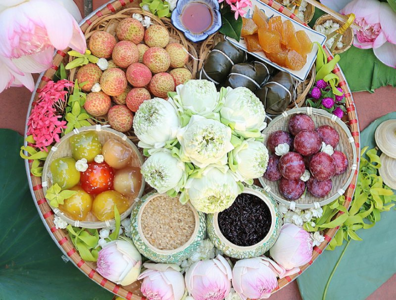 Mâm cúng Tết Đoan Ngọ miền Bắc
