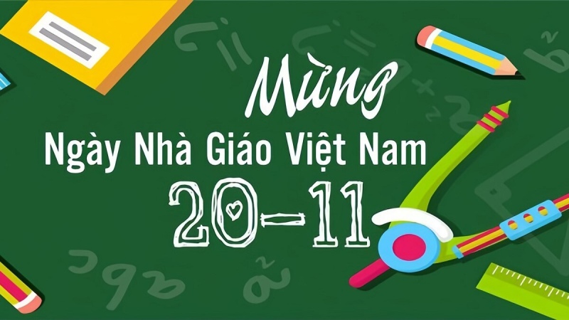 mẫu background 20/11 ý nghĩa
