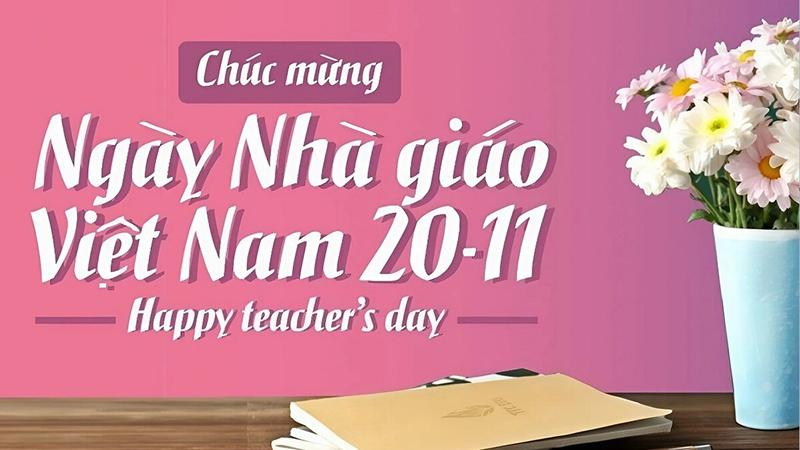 Hình ảnh trang trí đẹp nhất cho ngày 20/11