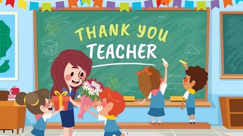 mẫu background 20/11 cho tiểu học, mầm non