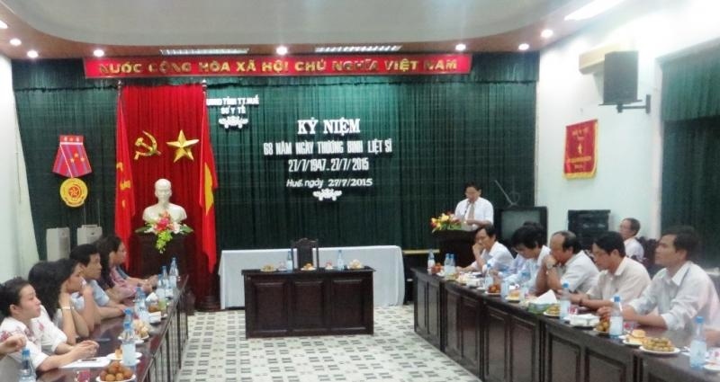 Buổi lễ kỷ niệm ngày thương binh liệt sĩ