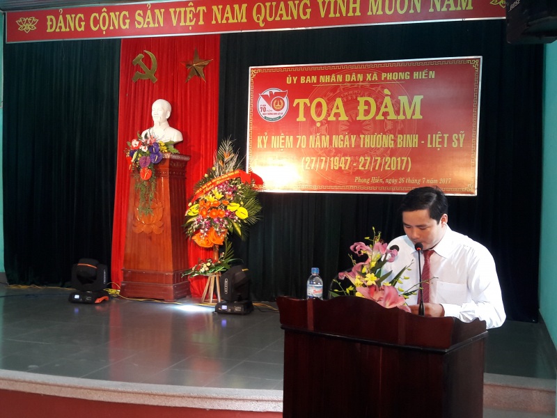 Buổi tọa đàm lễ kỷ niệm thương binh liệt sĩ