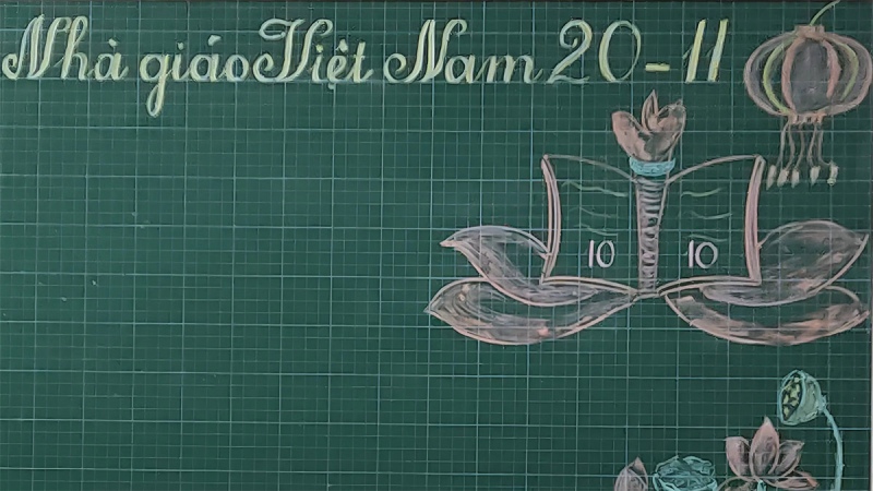 Hướng dẫn trang trí bảng 20/11 nổi bật và chuyên nghiệp