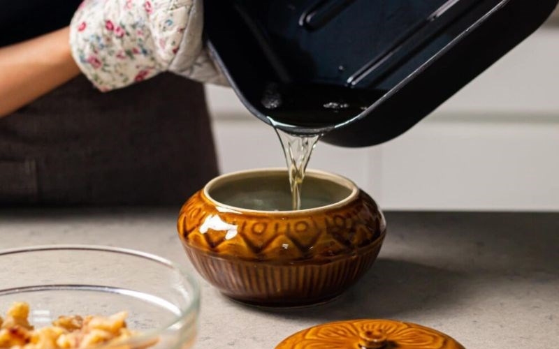 hướng dẫn rán mỡ bò bằng chảo và lò vi sóng