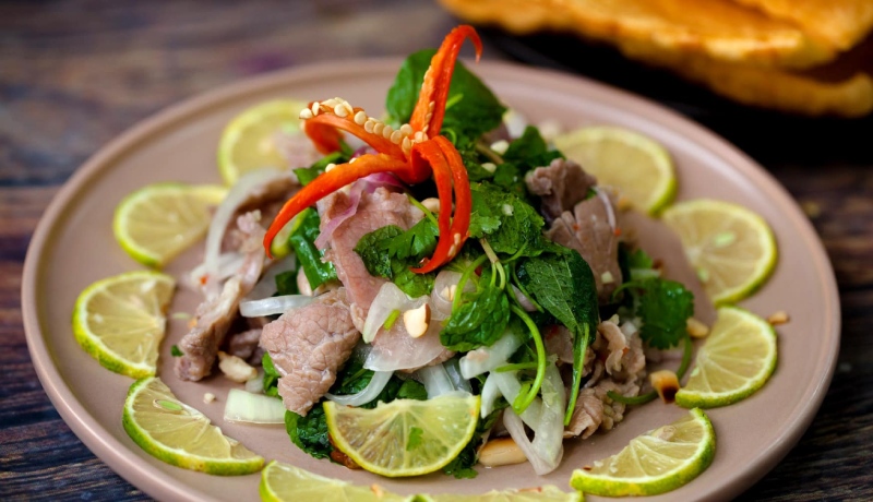 Bê tái chanh tươi mát, vị chua cay hài hòa