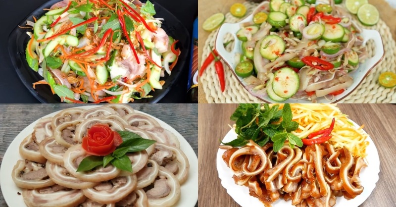 Các món ngon từ tai heo