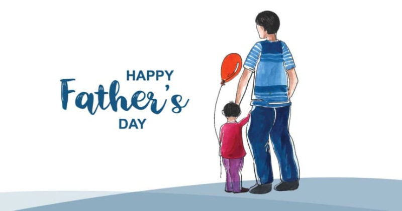 Poster happy father's day