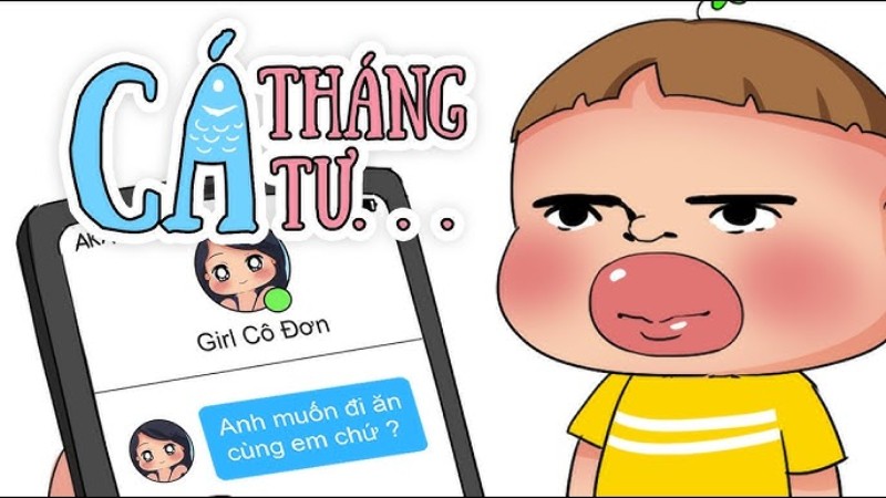 Meme tin nhắn troll ngày cá tháng tư