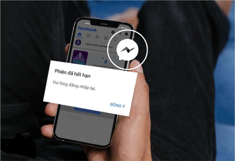 Messenger báo lỗi phiên đã hết hạn trên điện thoại