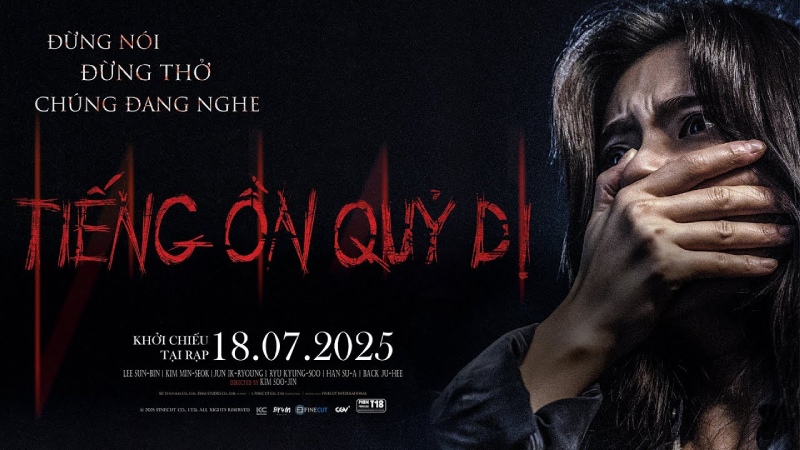 Poster phim tiếng ồn quỵ dị đầy ám ảnh